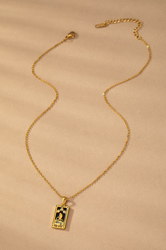 Tarot Card Pendant Necklace