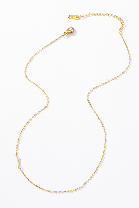 Initial Gold Dipped Pendant Necklaces, Mother's Day