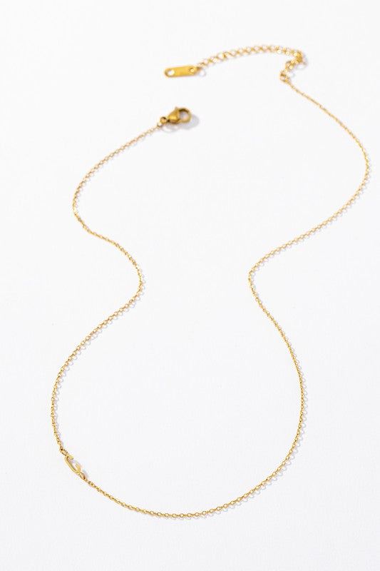 Initial Gold Dipped Pendant Necklaces, Mother's Day