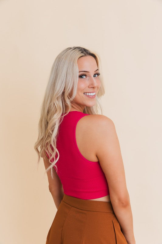 Ultra Comfy Ribbed Crop Top
