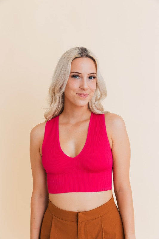 Ultra Comfy Ribbed Crop Top