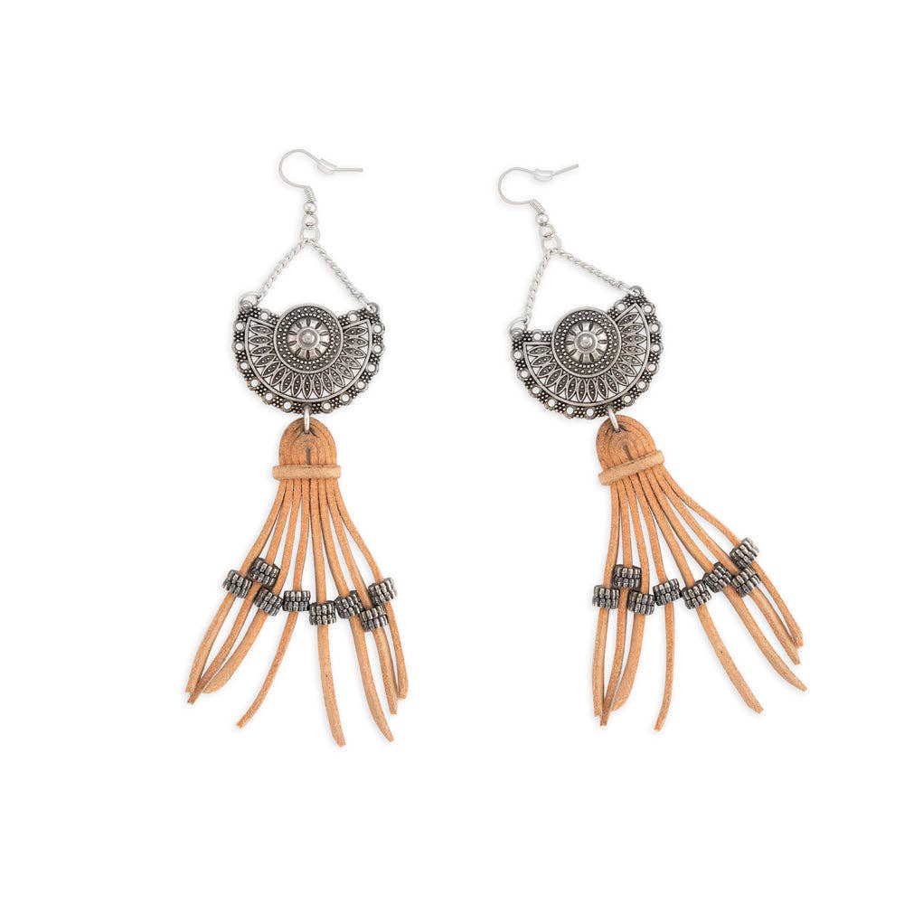 Eazer Sueded Fringe Earrings