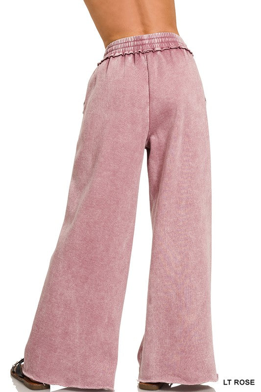 MAGIC Wide Leg Pants - Mineral Wash