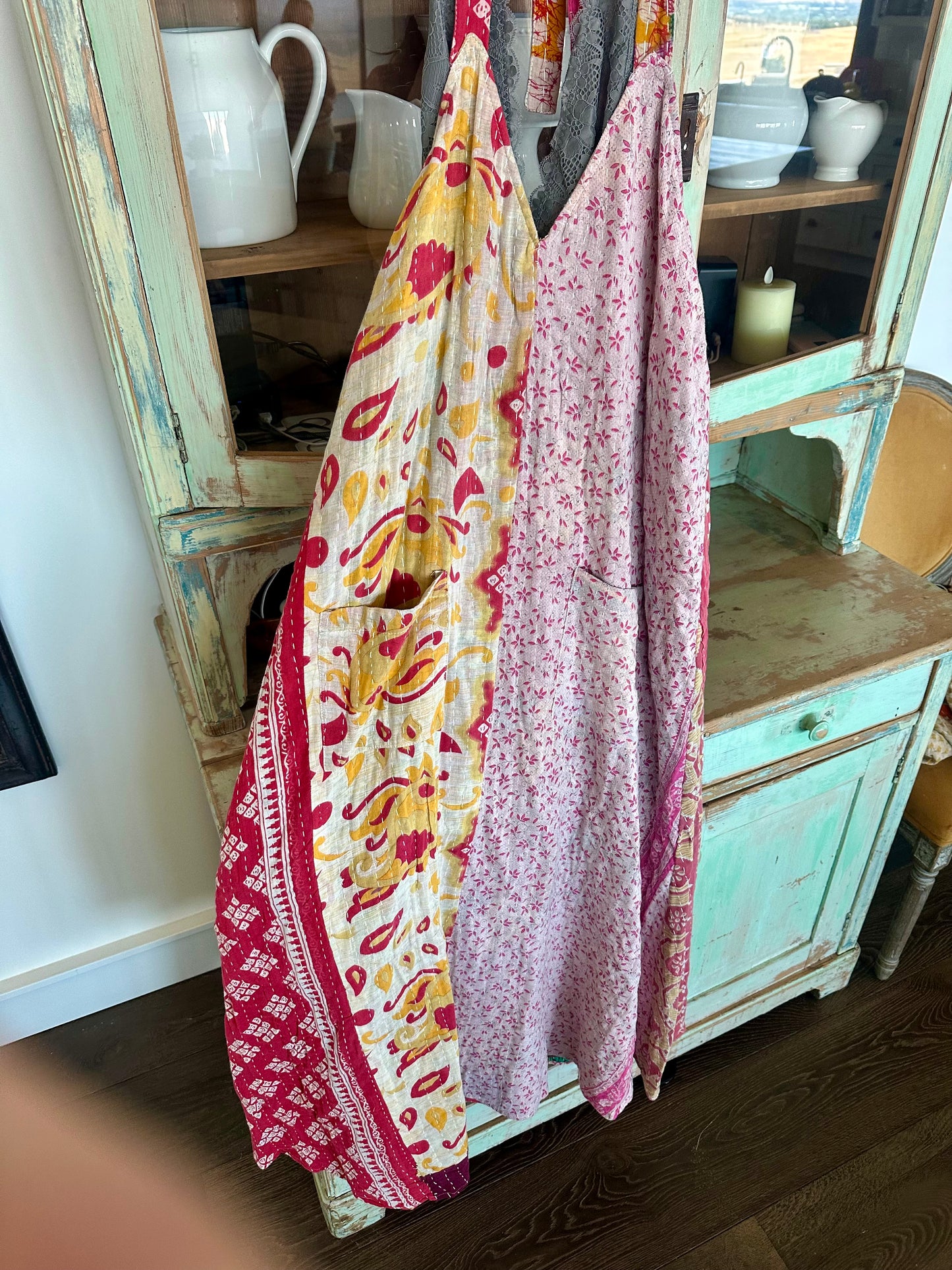 Kantha Maxi Dress - the Lottie