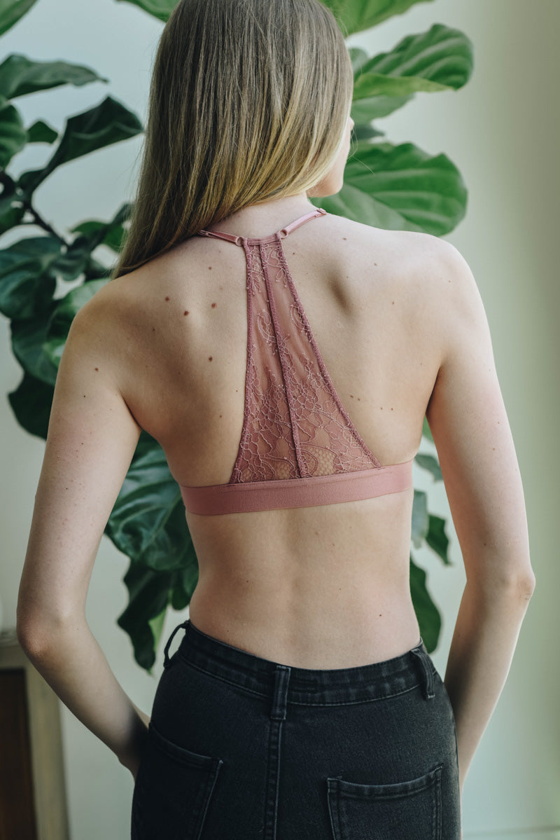 Delicate Chantilly Triangle Bralette