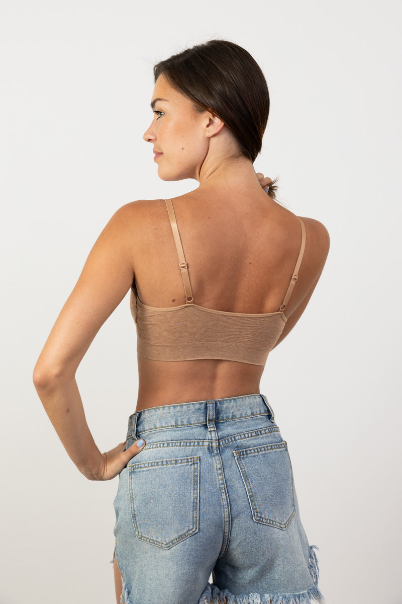 Comfort Chic Lace Padded Bralette