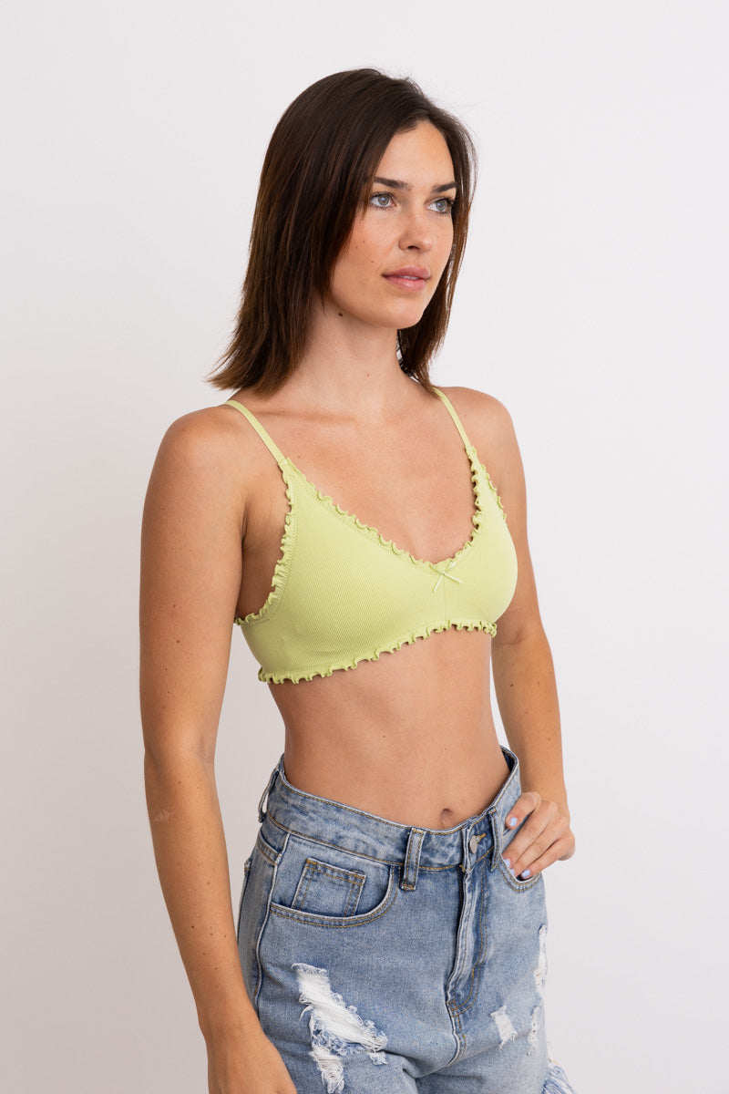 Seamless Bow Tie Triangle Bralette