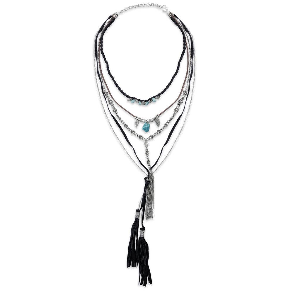 Crewcut Cowgirl Chic Layered NECKLACE