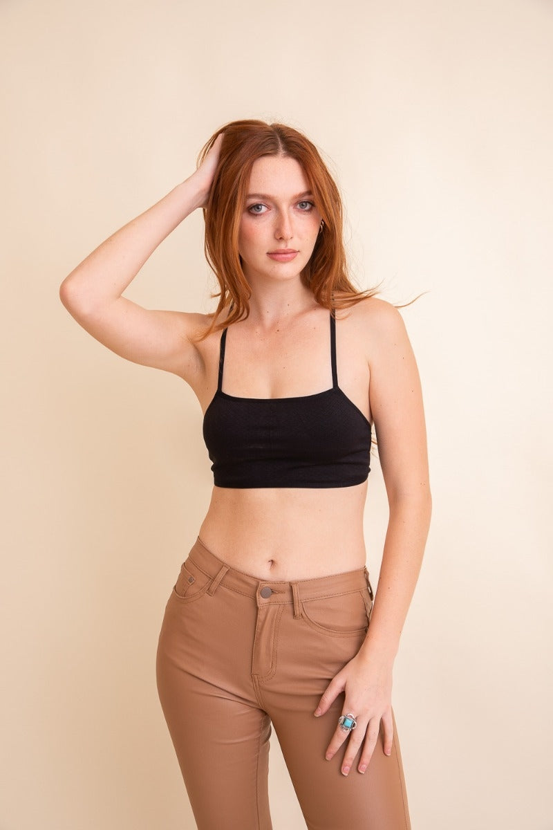 Open Cage Back Seamless Bralette
