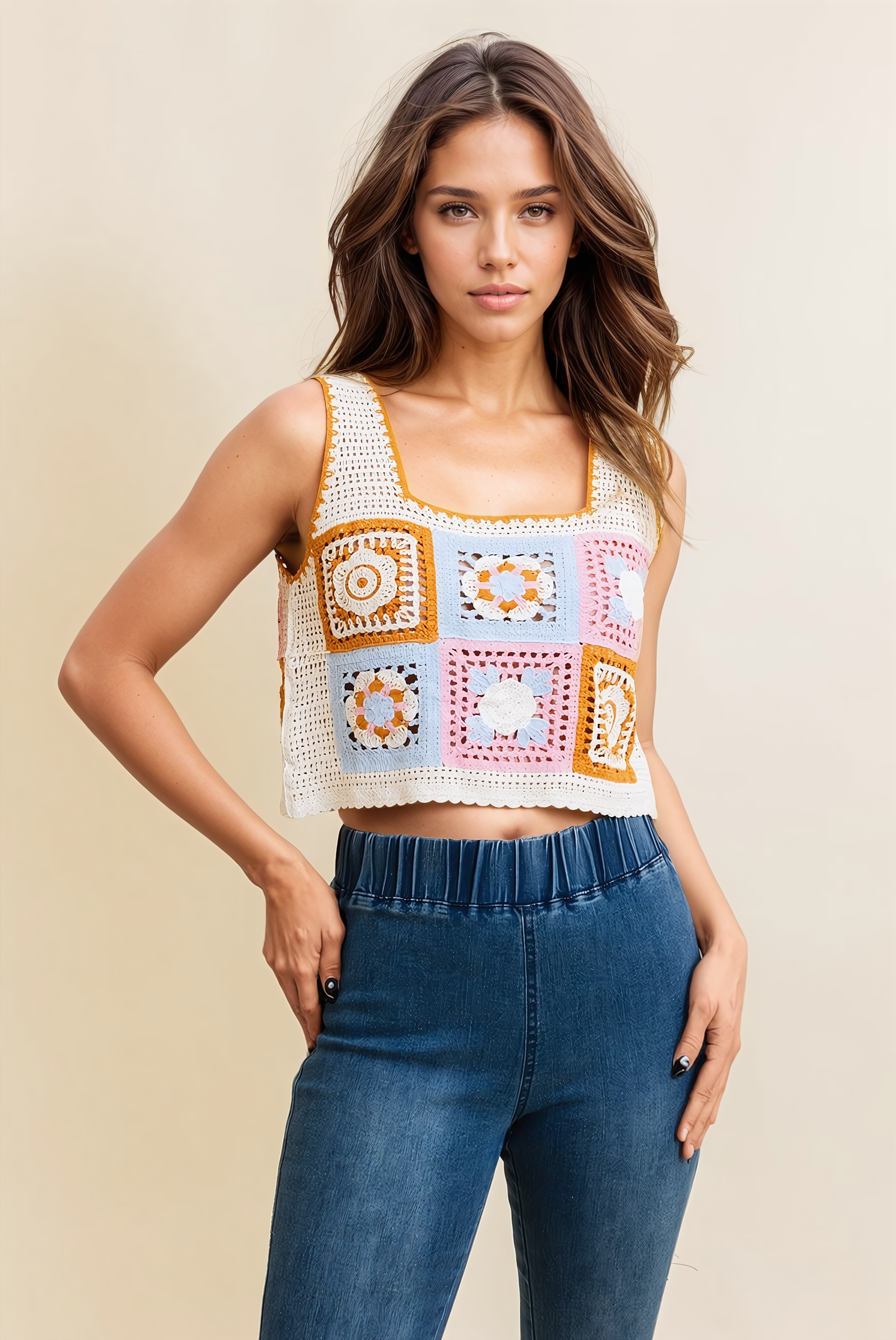 Trendy flutter sleeve cute tops for women