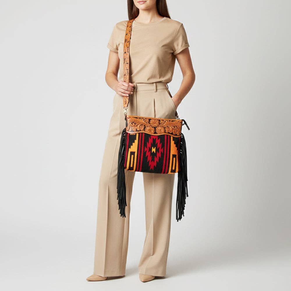 Crossbody Genuine Western Leather Women Bag