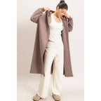 Cozy Overload Oversized Longline Zip-Up Hoodie Jacket