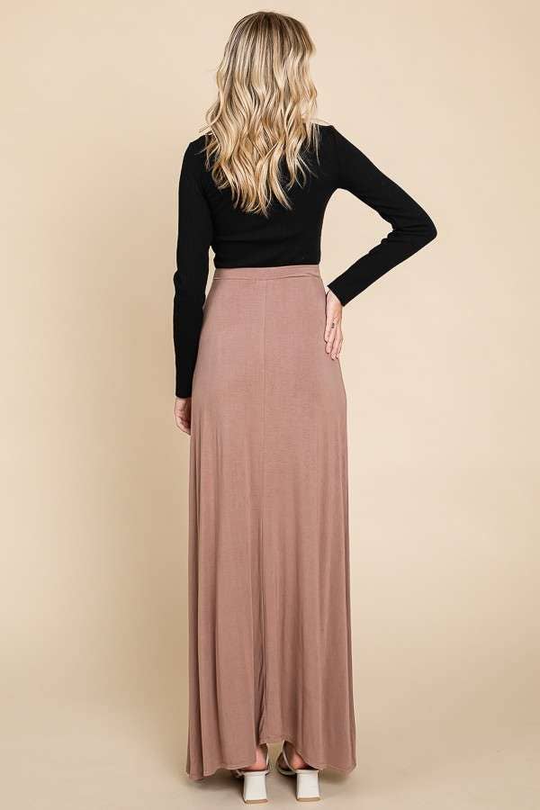 Cozy Soft FLARE MAXI SKIRT