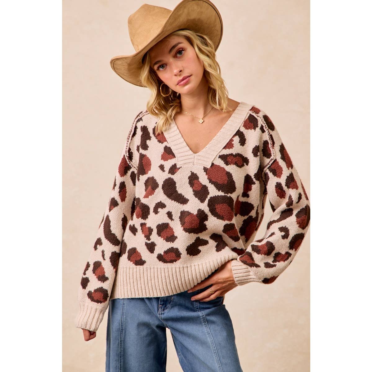 Leopard Oversized Sweater