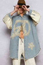 PEACE Patchwork POL Jacket