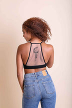 Moon Dream Catcher Tattoo Mesh Bralette