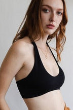Solid Padded Halter Bralette