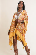 Touch of Morroco Tapestry Tassel Kimono