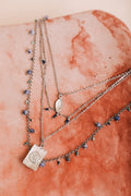 Silver Charm Layer Necklace