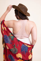 Plus Size Lace Racerback Bralette