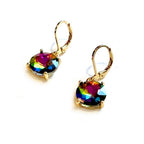 12mm Round AB Drop Earrings