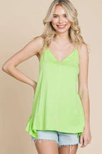 PiPPY Side Ruffle Loose Fit Cami Top