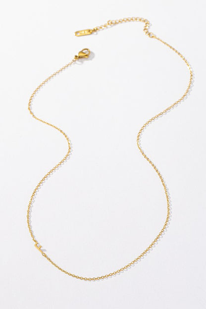 Initial Gold Dipped Pendant Necklaces, Mother's Day
