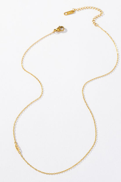 Initial Gold Dipped Pendant Necklaces, Mother's Day