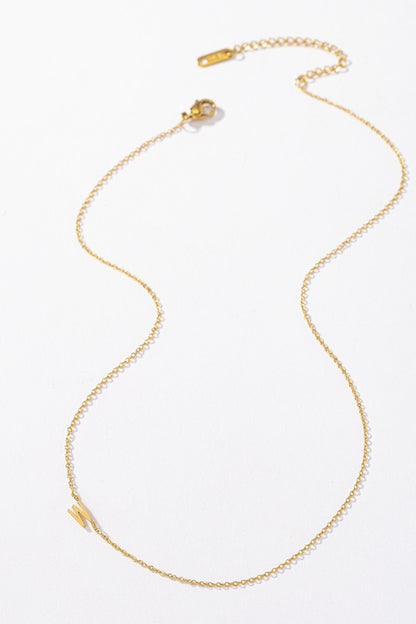 Initial Gold Dipped Pendant Necklaces, Mother's Day