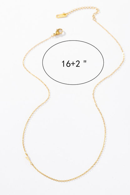 Initial Gold Dipped Pendant Necklaces, Mother's Day
