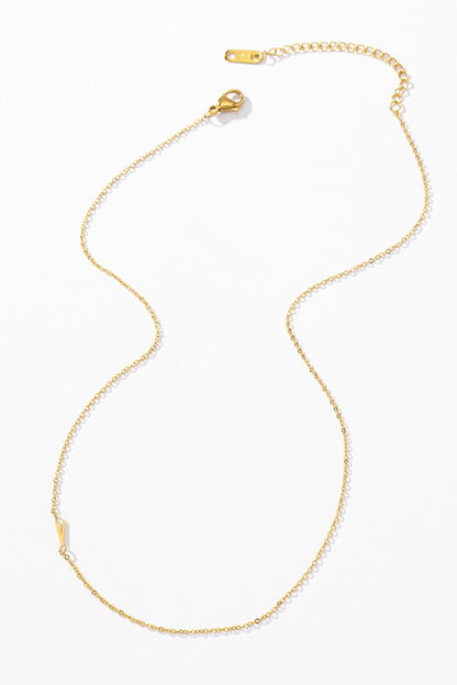 Initial Gold Dipped Pendant Necklaces, Mother's Day