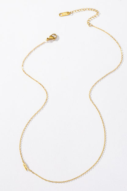 Initial Gold Dipped Pendant Necklaces, Mother's Day