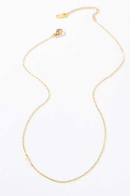 Initial Gold Dipped Pendant Necklaces, Mother's Day