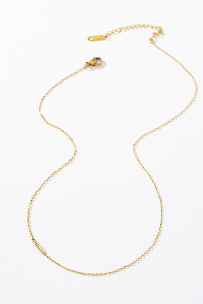 Initial Gold Dipped Pendant Necklaces, Mother's Day