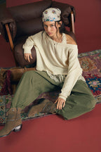 Lace Layers Sweater Knit Top