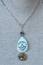 Breathe Let That Shit Go Necklace