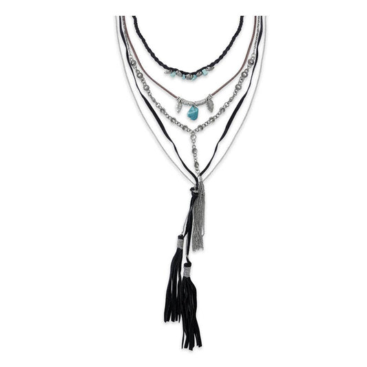 Crewcut Cowgirl Chic Layered NECKLACE
