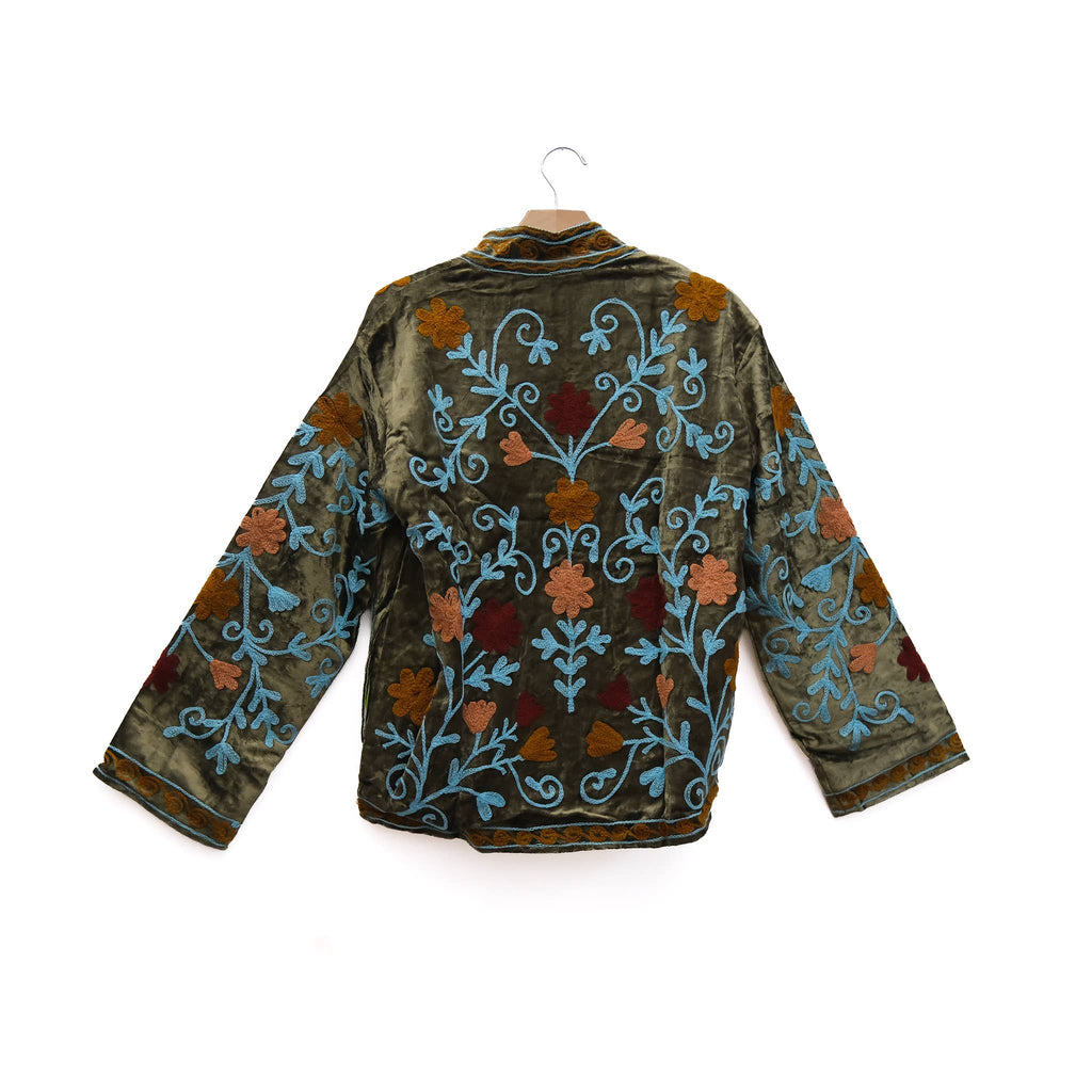 PiPPY Handmade Embroidered One of a Kind Velvet Suzani Jackets
