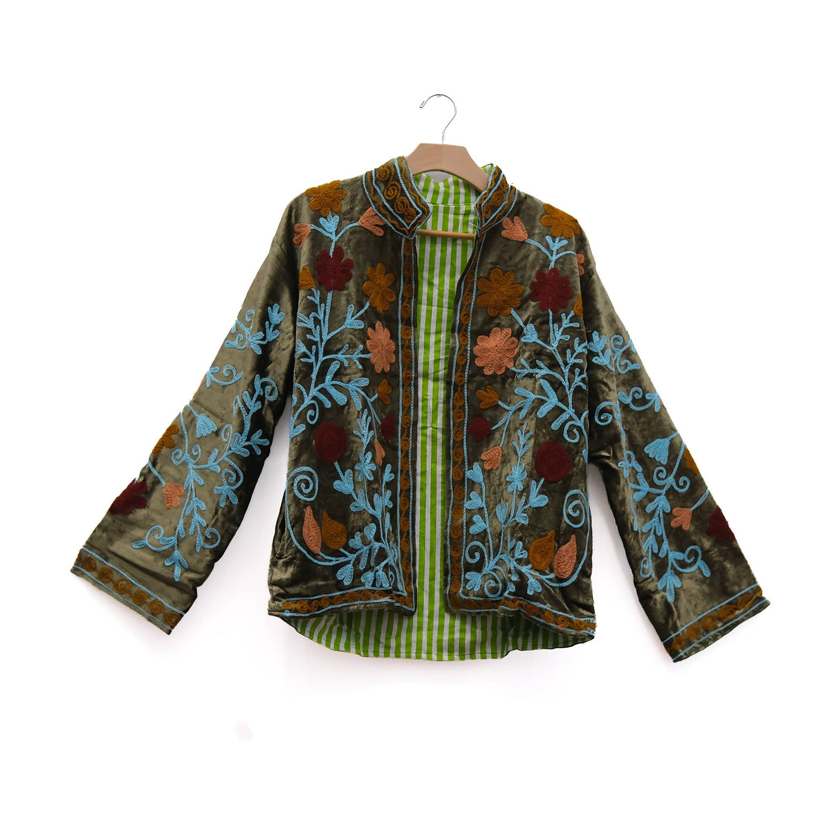 PiPPY Handmade Embroidered One of a Kind Velvet Suzani Jackets
