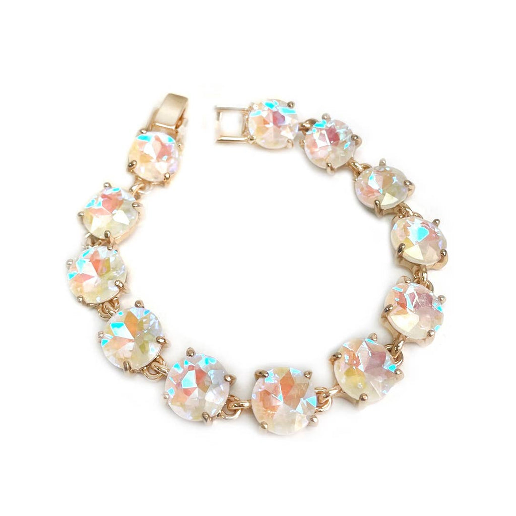 Round Cushion Cut Link Bracelet