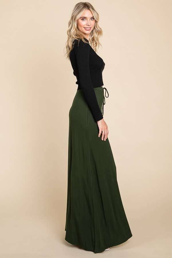 Cozy Soft FLARE MAXI SKIRT
