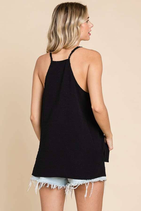 Eyelash Lace Cami Tank Top