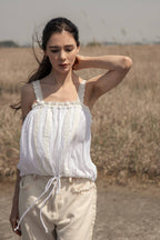 Balloon Lace Tank Top