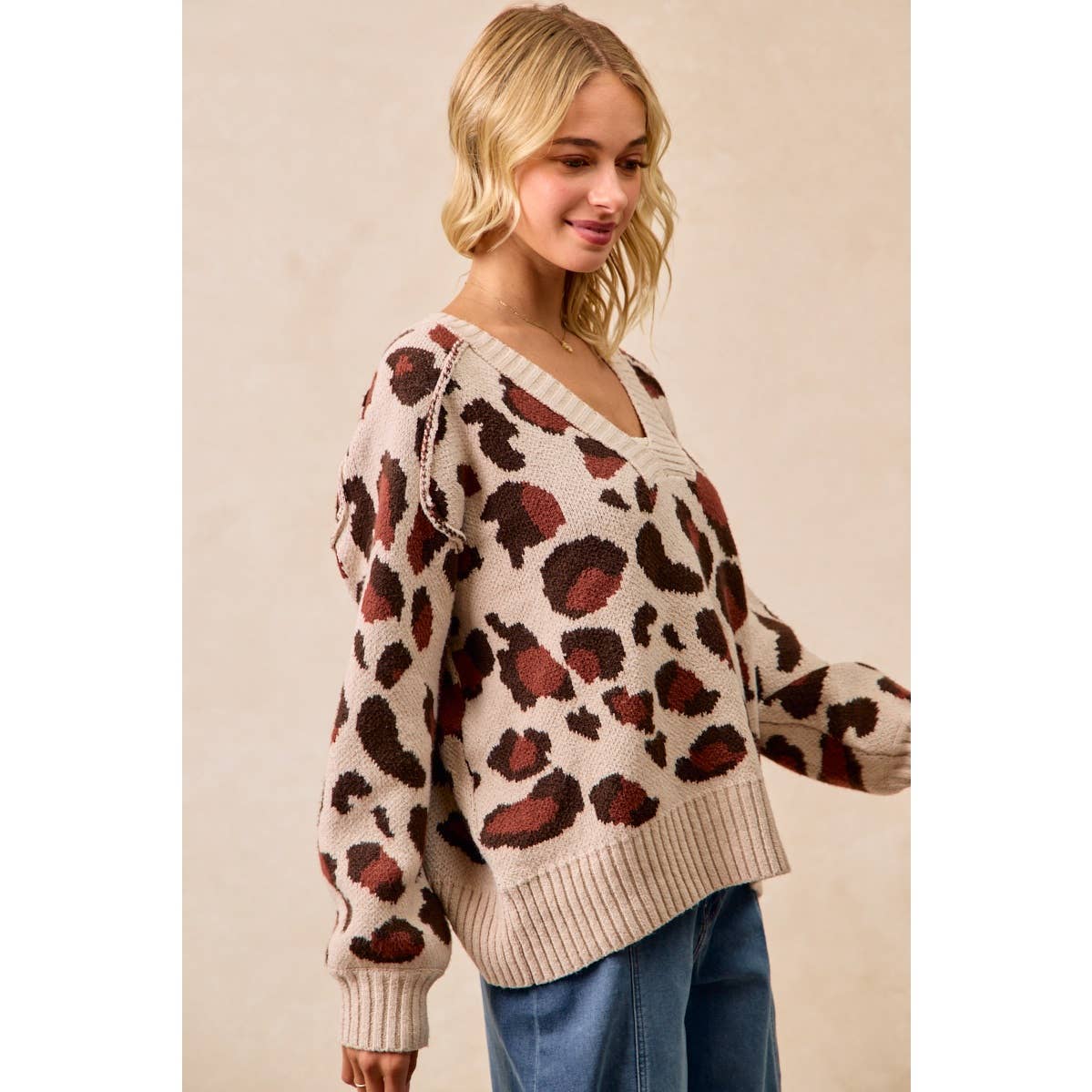 Leopard Oversized Sweater