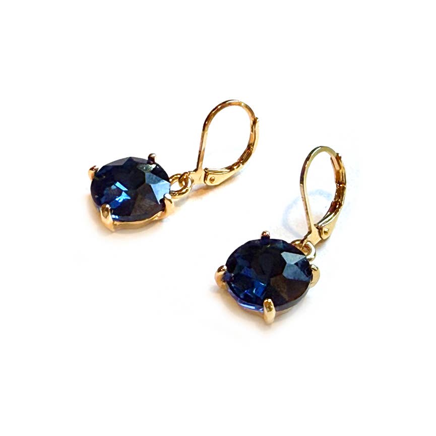12mm Round AB Drop Earrings
