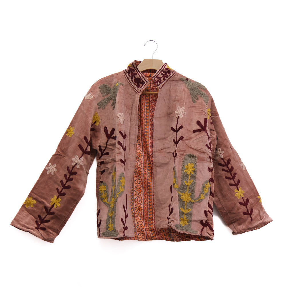 PiPPY Handmade Embroidered One of a Kind Velvet Suzani Jackets