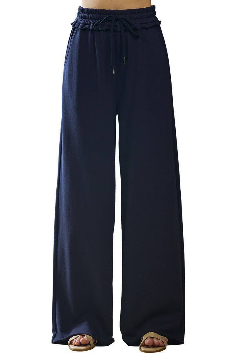 MAGIC Cotton Wide-Leg Pants
