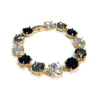 Round Cushion Cut Link Bracelet
