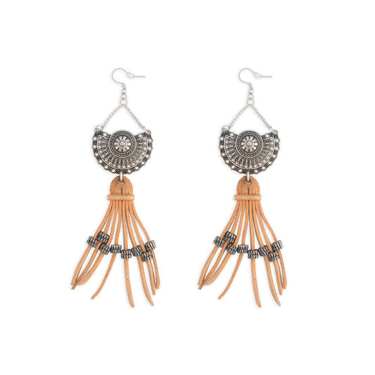 Eazer Sueded Fringe Earrings