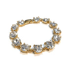 Round Cushion Cut Link Bracelet